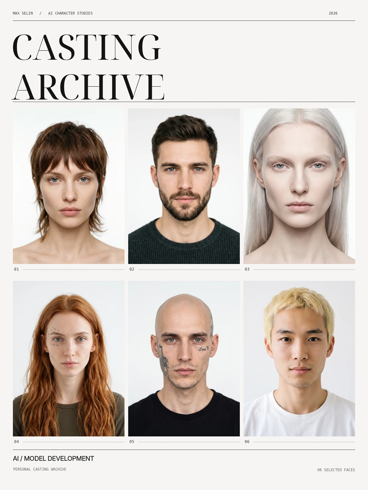 AI Models — Casting Archive